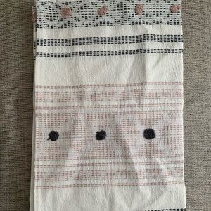 Hand Embroidery Boho cotton  Pillow Cover 2 Piece